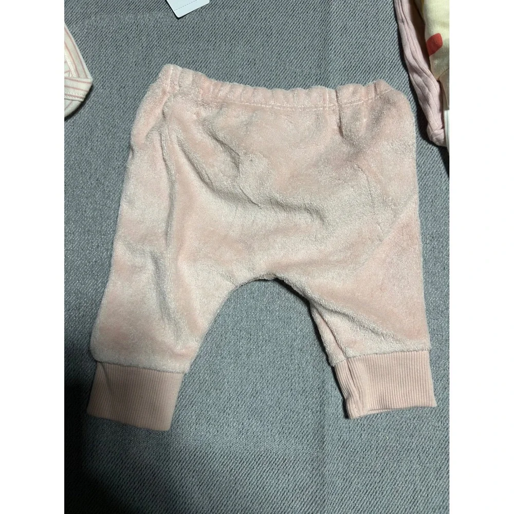 Carter's Cat & Jack Clothing Lot‎ Baby Girls 3-6M 6 PIECE LOT Sleepers Pants Set